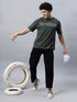 Bold Comfort: Men's Oversize Printed Cotton T-Shirt White
